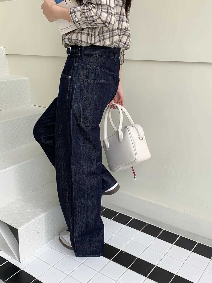 Autumn new denim pants and women wide leg straight leg jeans J251031