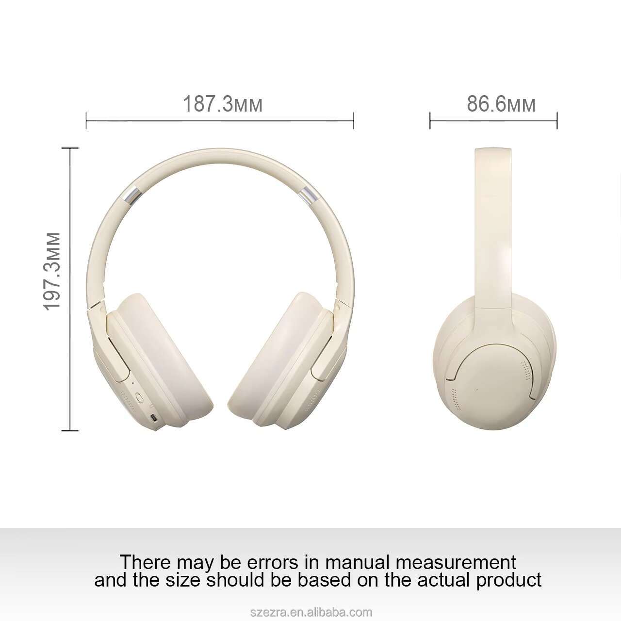 EZRA ANC Noise Canceg BT5.4 Wireless In-Ear Music Headphones BW81
