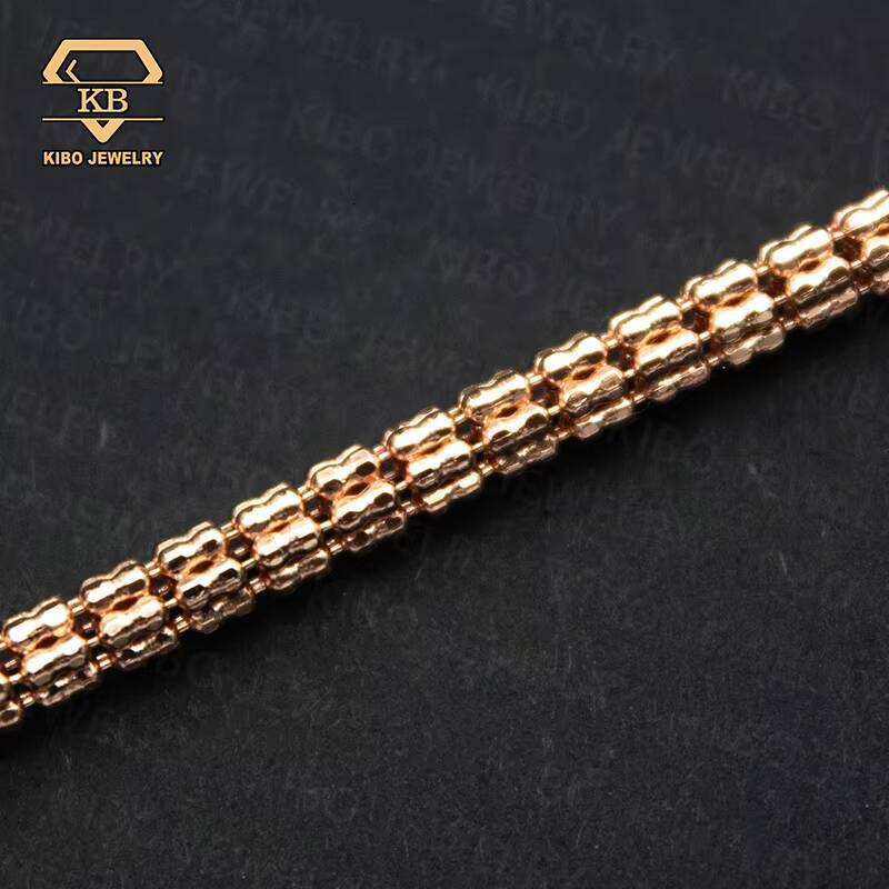 Moon Ice Chain Shiny Iced Out Silver 925 18K Gold Plated Wholesale S925 Fashion Necklaces Chains for Mens Bracelet Jewelry