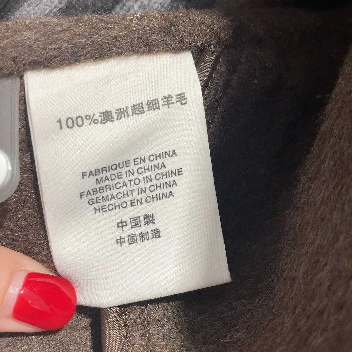 French Bucklefree Cape Doublesided Wool Fox Fur Sleeves Light Luxury Temperament Woolen Coats and Jackets Women Fall WinterT251101