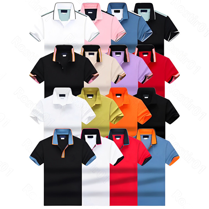 roller rabbit human skeleton Mens Polo Shirt Designer Polos Shirts Man Brand Pony Embroidery Horse Pattern Clothes