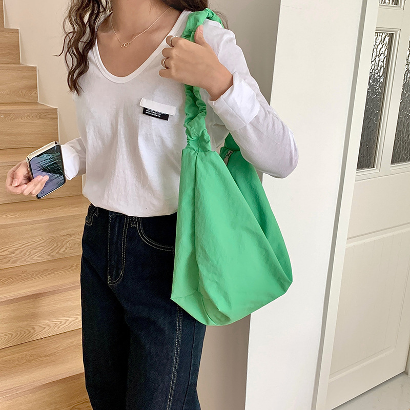 Design Tote Bag Female Casual Large Capacity Dumpling Bag Commuting Dual-use Student Crossbody Shoulder Bag