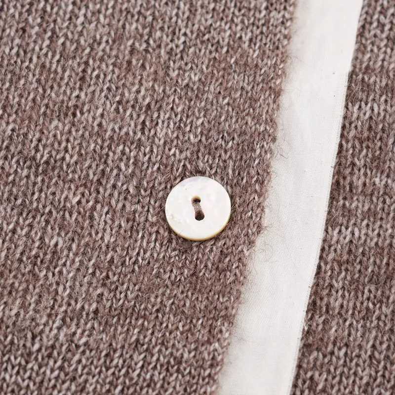 PRINTKAOIR Autumn Women O Neck Knit Cardigan Solid Color Long Sleeve Button Sweater For Daily Wear Outdoor Activity StreetwearT251101