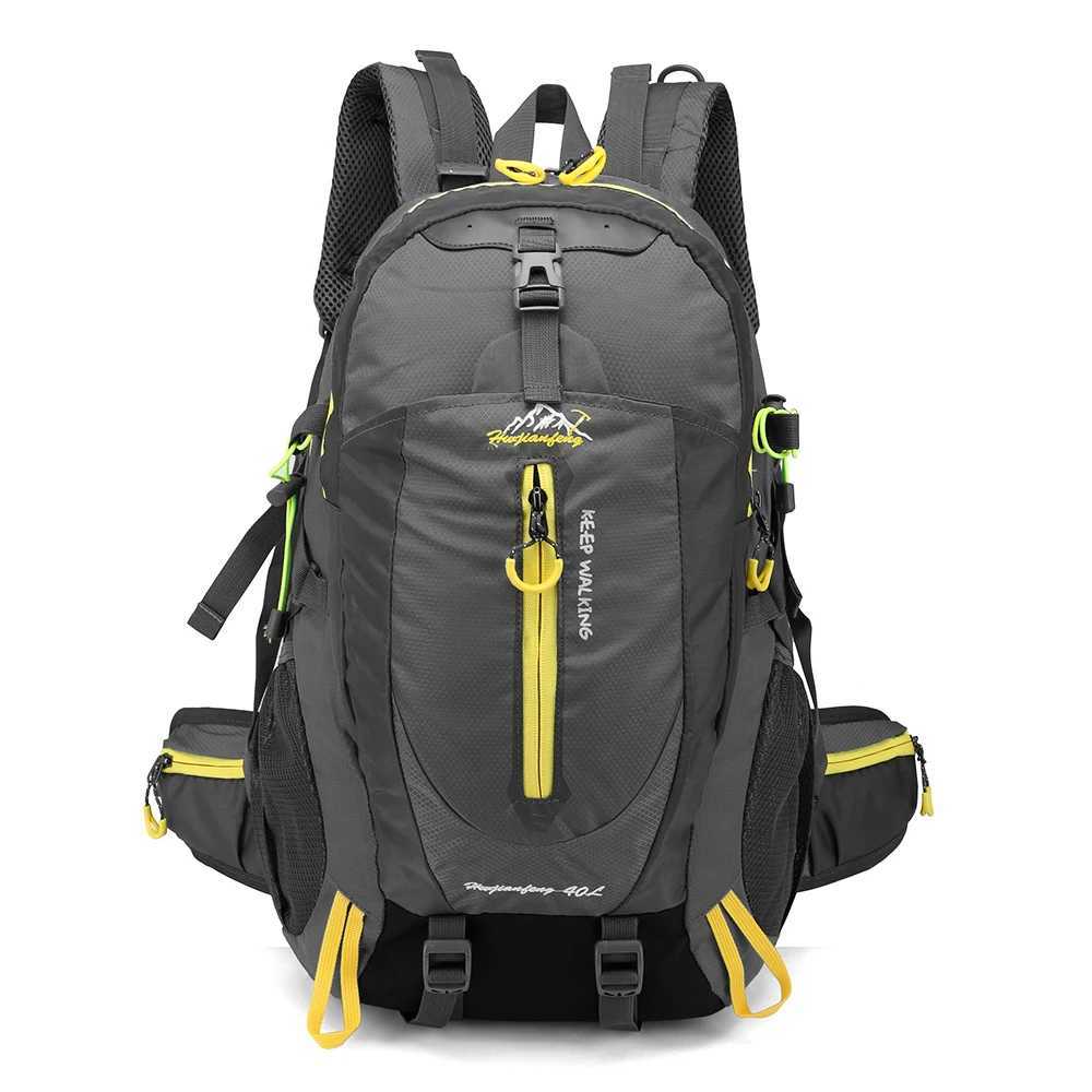 40L Water Resistant Travel Backpack Camp Hike Laptop Daypack Trekking Climb Back Bags For Men WomenC250407