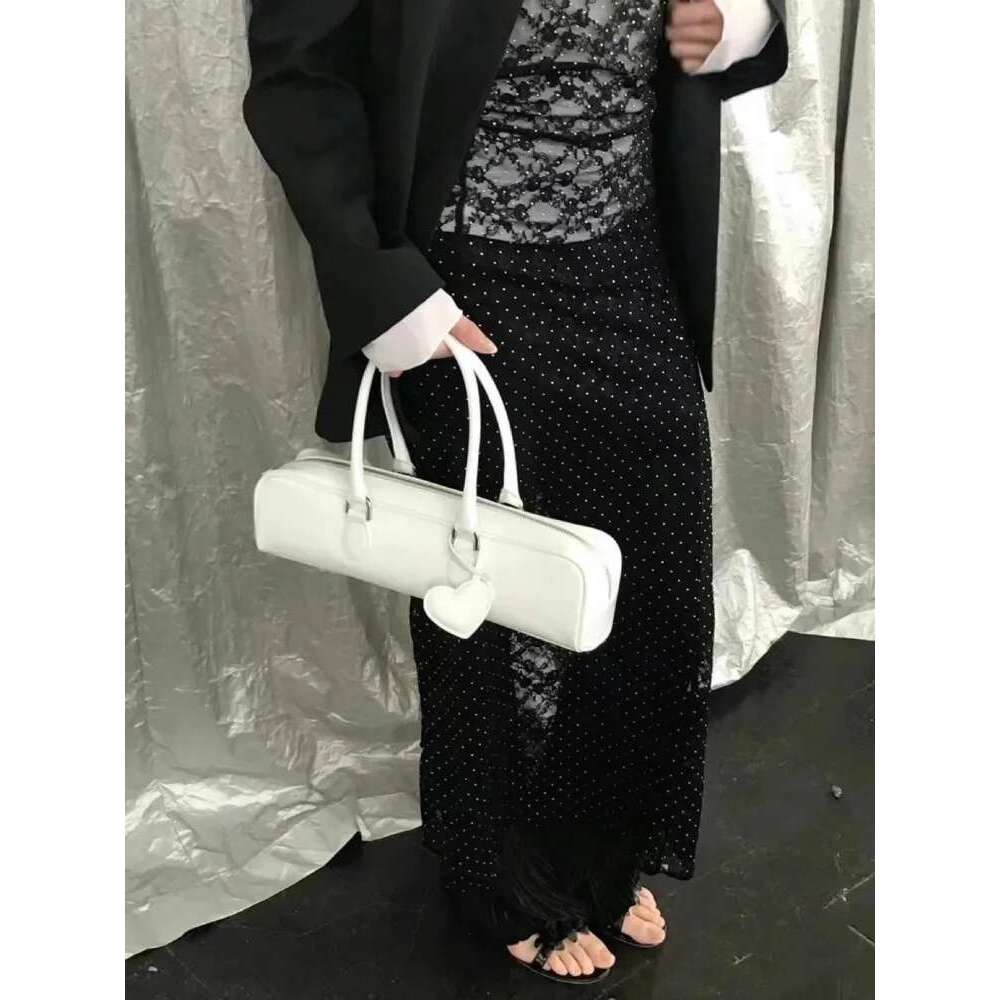 Women's Bags Solid Color Patent Leather Women Fashion Boston Casual Single Shoulder Handbag Tote High Street Design Underarm Bag