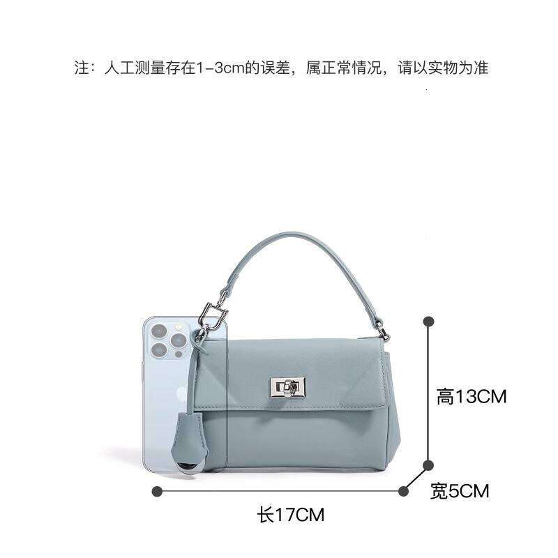 Cowhide Shoulder Puses High-End Women Small Underarm Niche Design Female Commuter Handbag Stylish Lady Crossbody Bag 251028 251029 251030