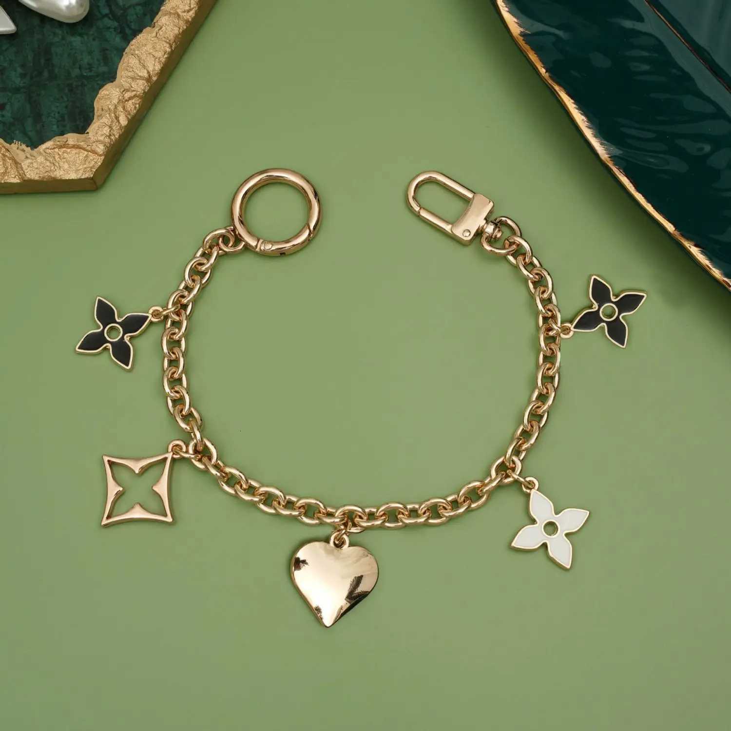 Hanging Chain For Bag Decoration Metal Extended Chain AccESSory In White Black Powder ColorsXJ251101