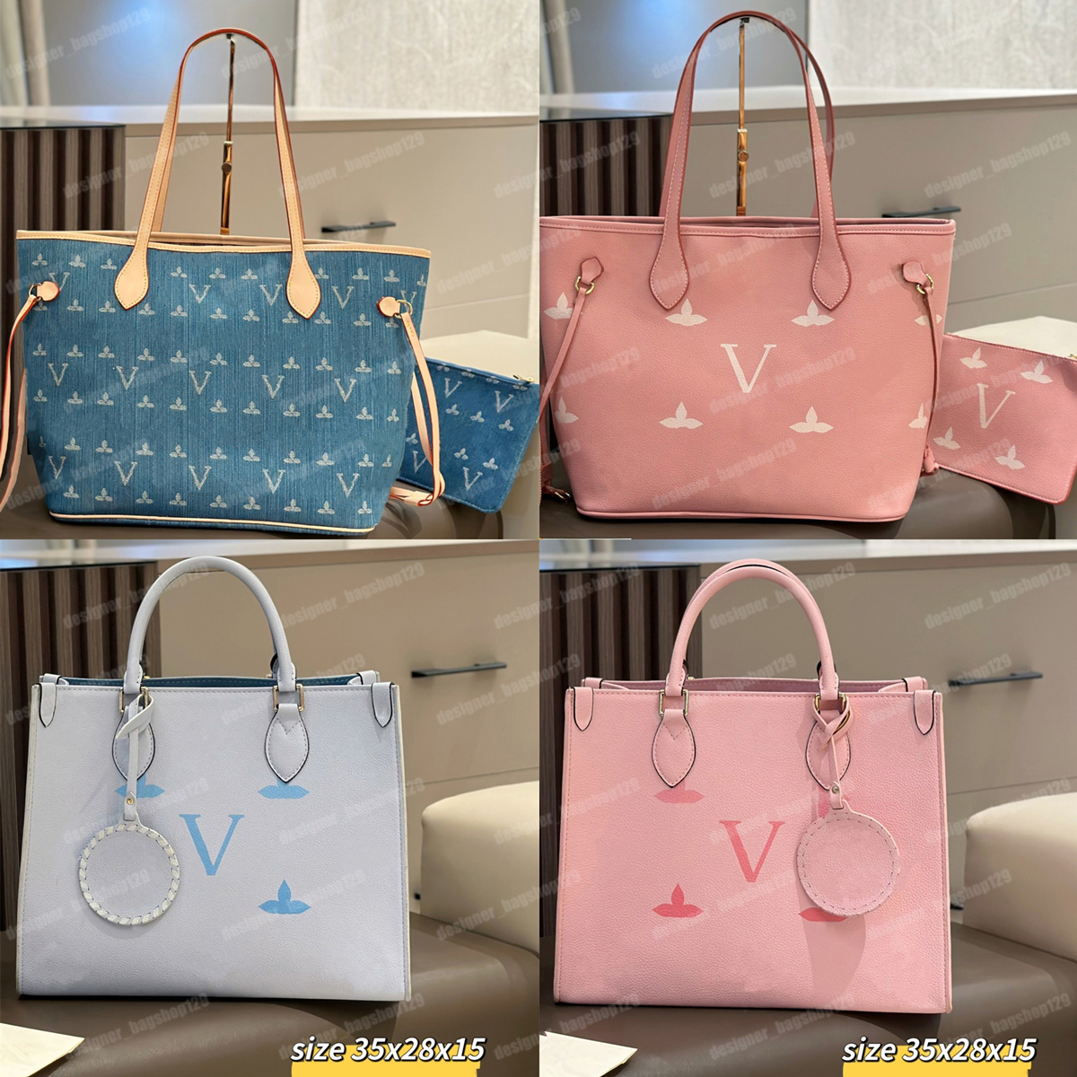 Designer Tote Bag Signature Luxury Tote Bag For Women High Quality Designer Handbag Spacious Travel Beach Purse With Dust Bag SAC Exclusive Collection