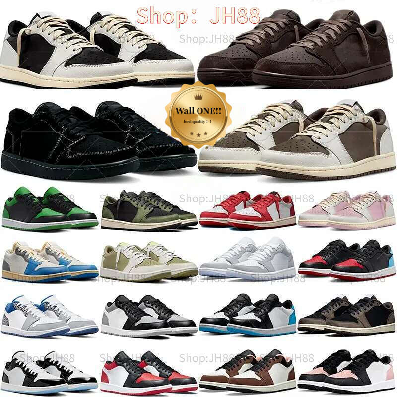 Designer sneakers basketball shoes scott 1s mens womens trainers women men outdoor sports sneakers