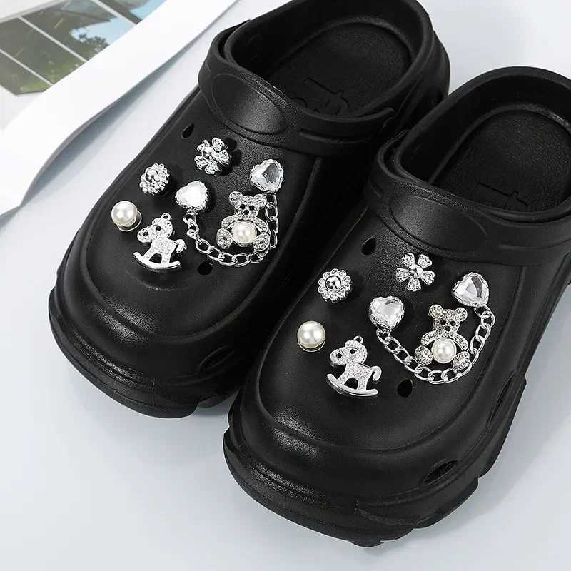 DIY colored Diamd crystal shoe buckle decoration shoe charm accessories childrens party gift shoe decorationXJ250401