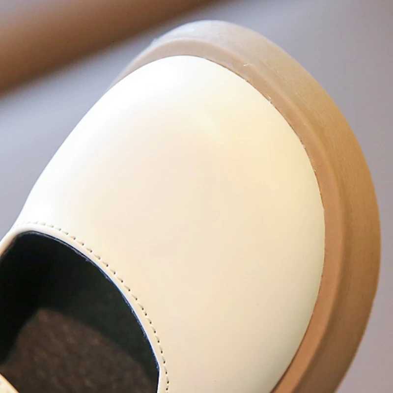 New Kid Sandals Summer Fashion Simple Leather Shoe Retro Anti Slip Soft Princess Shoes Mary Jane Lightweight Elegant Girl ShoesT251101