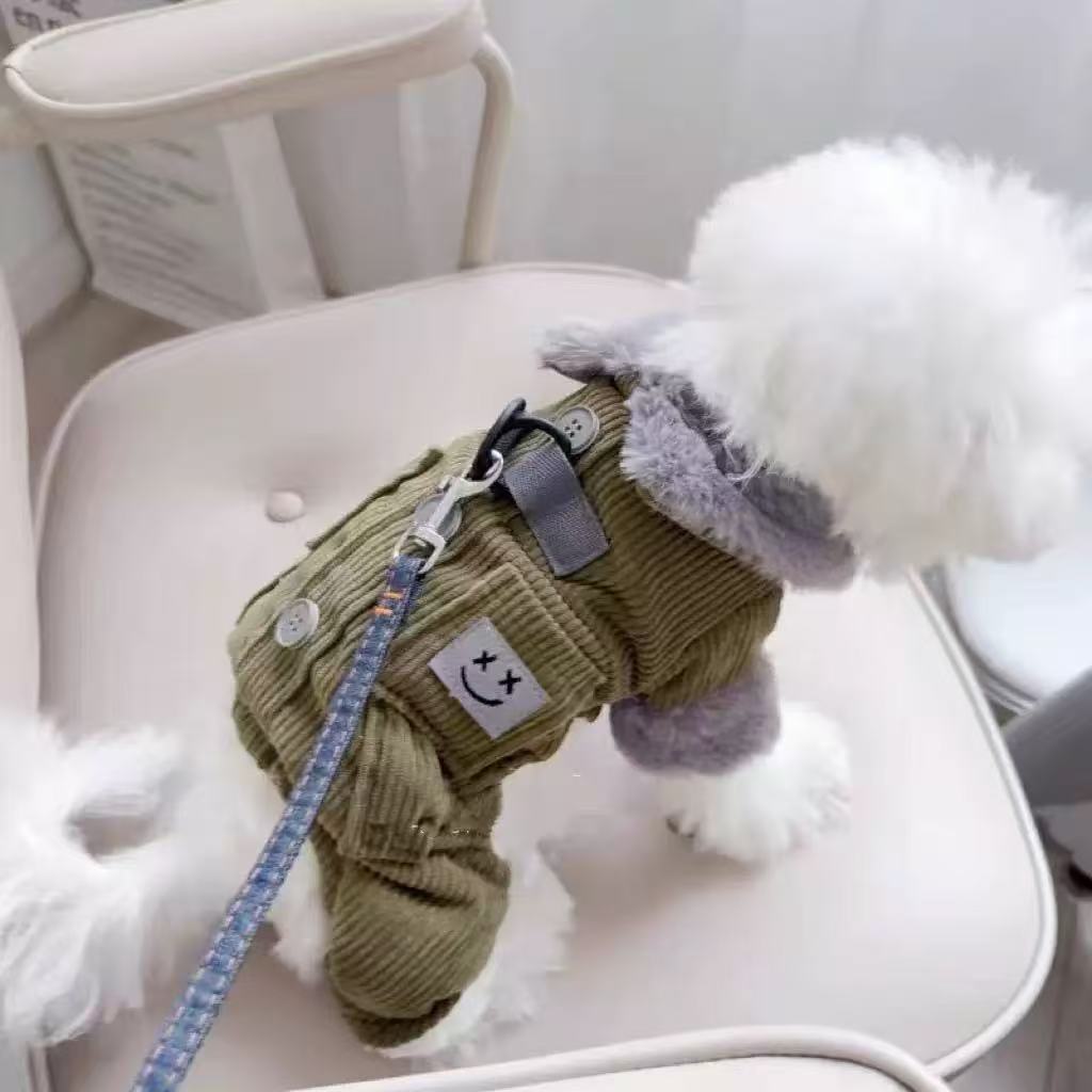 T1989 Dog Clothes, Pet 25th Anniversary New Four-Legged, Thickened, Warm Autumn/Winter Style, Bichon Frise/Teddy