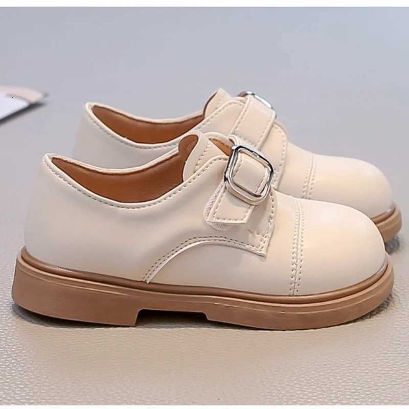 New Childrens PU Leather Shoes Spring Autumn Boys Girls Fashion Casual Mary Jane School Student Loafer Size 2335T251101