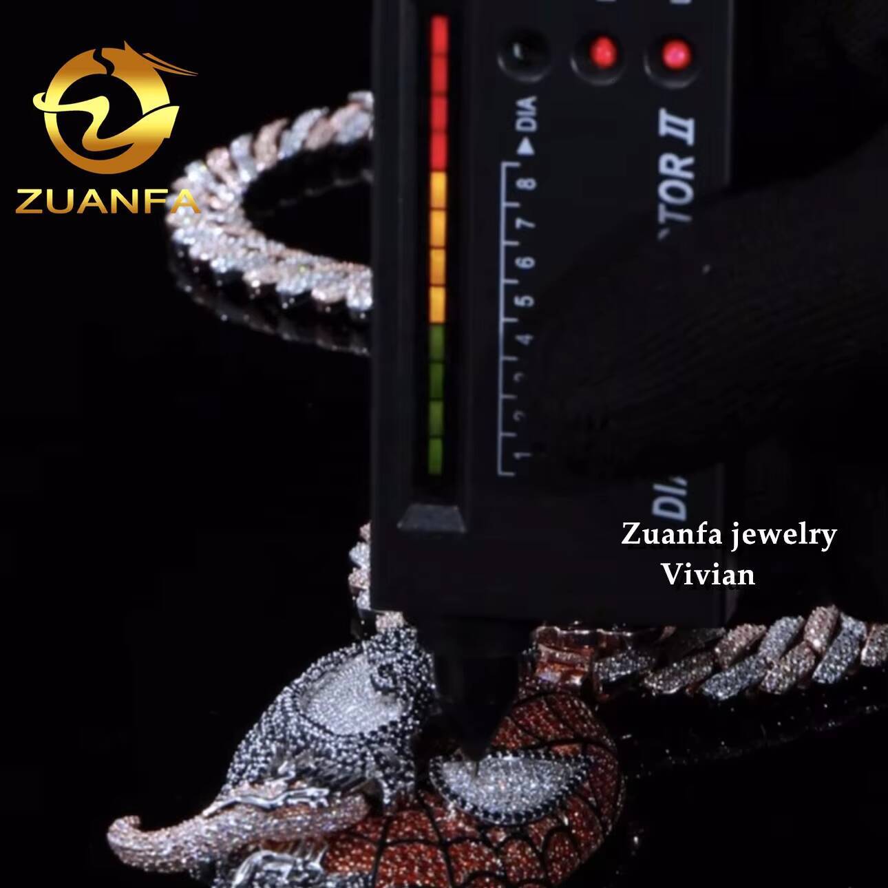 Custom Pendant Luxury VVS Moissanite Siler 925 Fashion Fine Jewelry Custom Hip Hop Pendant