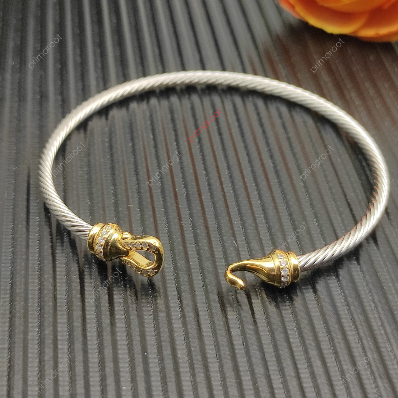 Davidlys Bracelet Designer Bracelet Fashion Vintage Cable Silver Gold Bangle Luxury Jewelry Pearl Women Men Cuff Davidlys Yurmanly 888 luxury 058