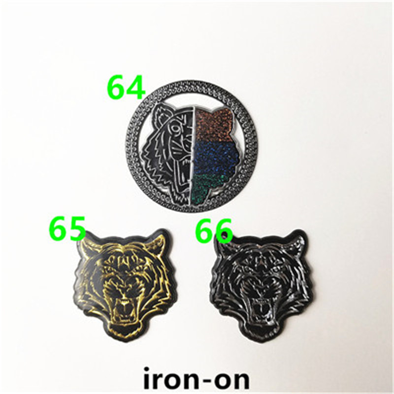 1 pieces/bag Brand Towel Embroidery logo clothing 3d accessories DIY decorative clothing