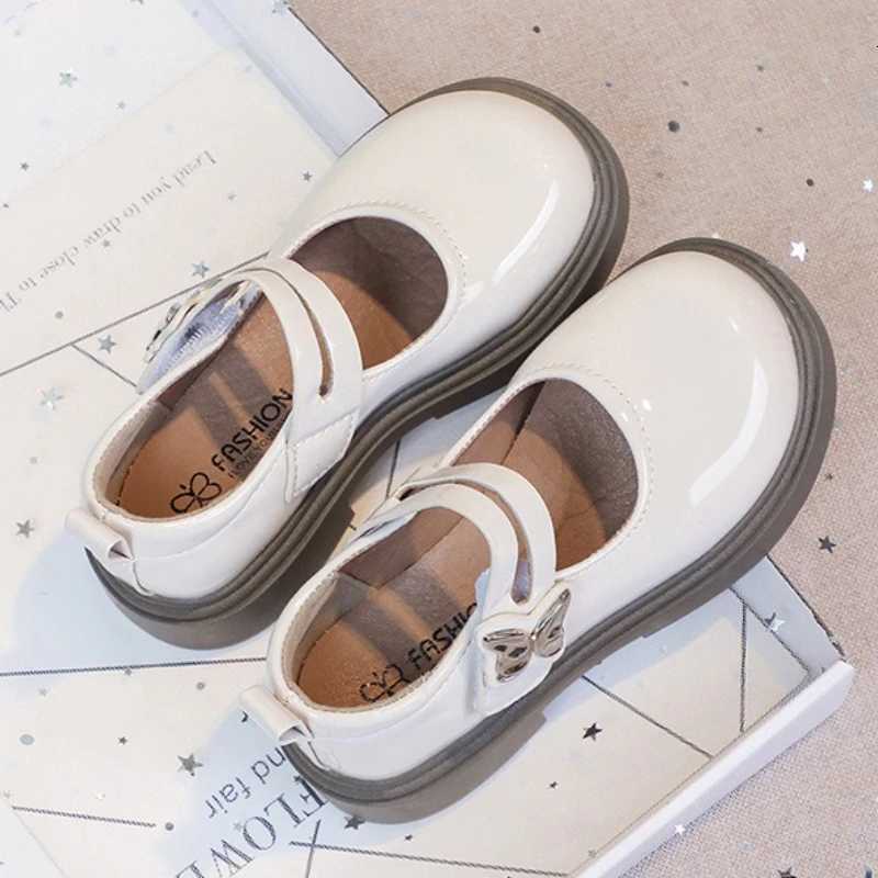New Girl Shoes Fashion Simple Versatile Child Shoes Anti Slip Soft Sole Comfort Sandals Casual Retro Classic Princess Shoe 2025T251101