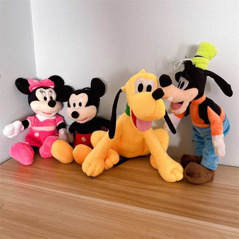 Disney Cute Pluto Donald Duck Stuffed Animation Goofy Doll Minnie Mouse Plush Movie Character Plush Toy Pillow Birthday Gift Girl Y250401