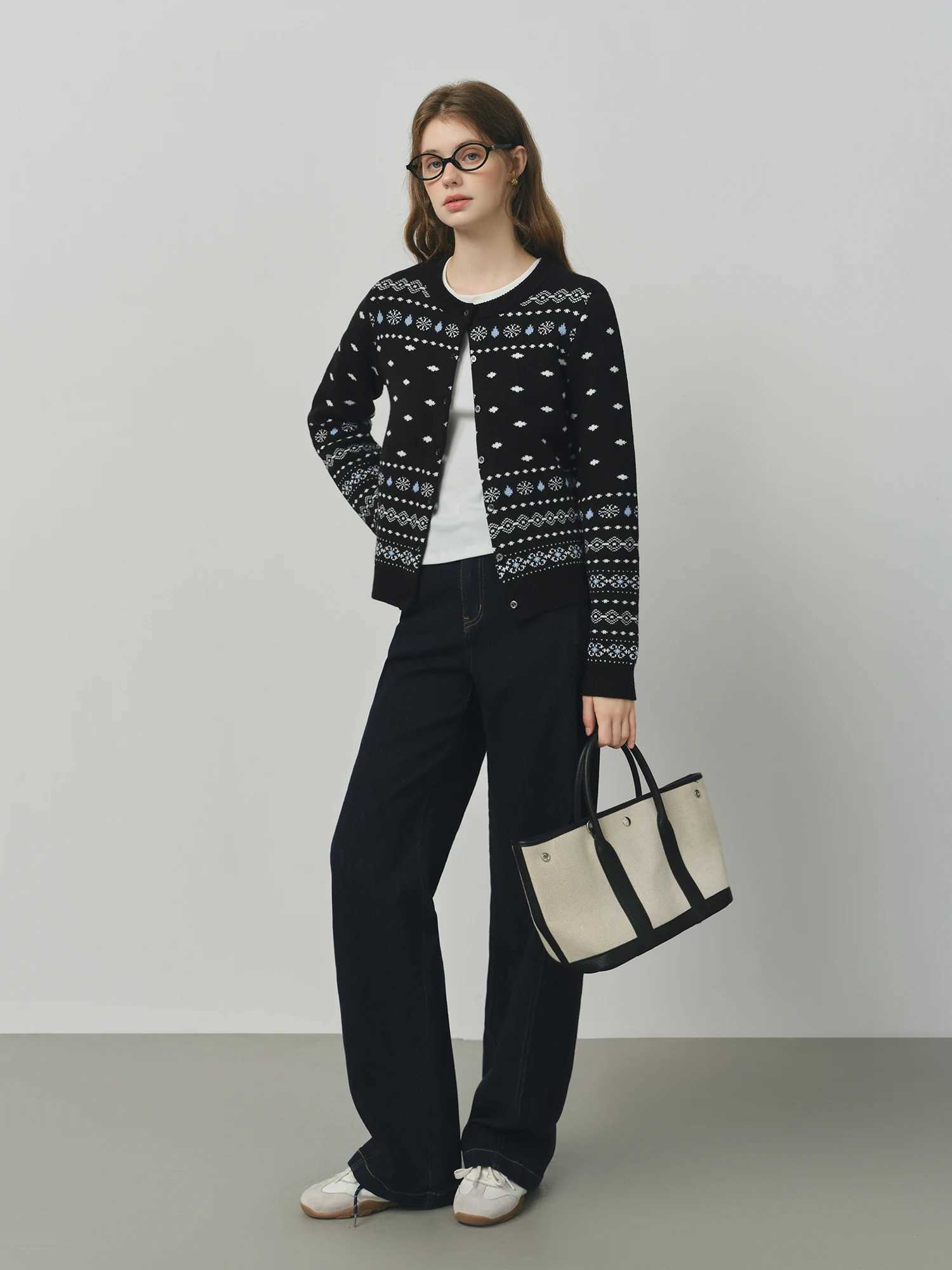 FSLE Retro Raw Denim Highwaist Straightleg Jeans Womens 2025 Early Autumn New 3D Cut Slimming Jeans 25FS13104 J251031