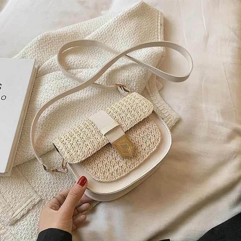 Designer Str Woven Bag Wens New Bohen Simple Shoder Crossbody Bohe Adjustable Cover Saddle Bags1 Y251120