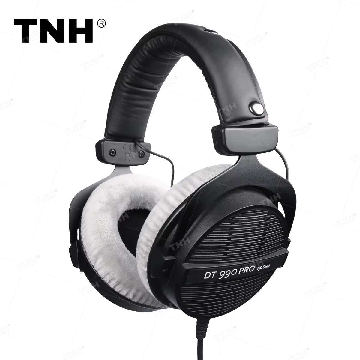 DT 990 PRO DT990 80 250 Ohm Over Ear Wired Studio Headphones for Professional Recording and Monitoring Gaming