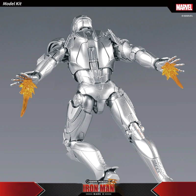 Action Figures Toy Fondjoy The Avengers Marvel Iron Man MK2 Authentic Assemble Toy Iron Man Model 15cm ABS Material 1/12 Scale Action Figures Toy Boy 