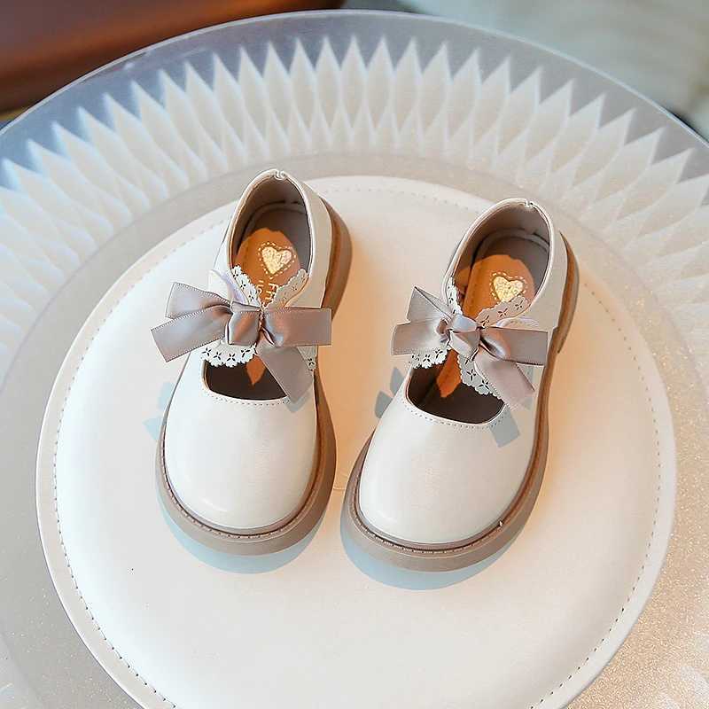 Girl Shoes Children Leather Shoes Black Soft Sole Versatile Princess Shoes Mary Janes Shoe Kid Shoe for Girl T251101