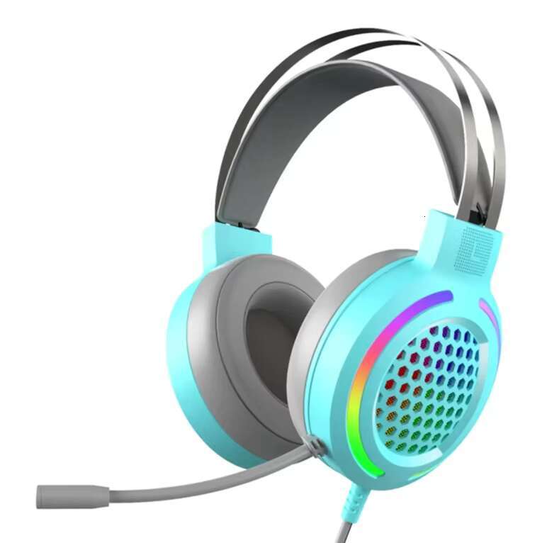 G12 RGB Wired Gaming Headset High Performance 7.1 Surround Sound Cool Colorful Microphone USB for Mobile Phone Aviation Travel