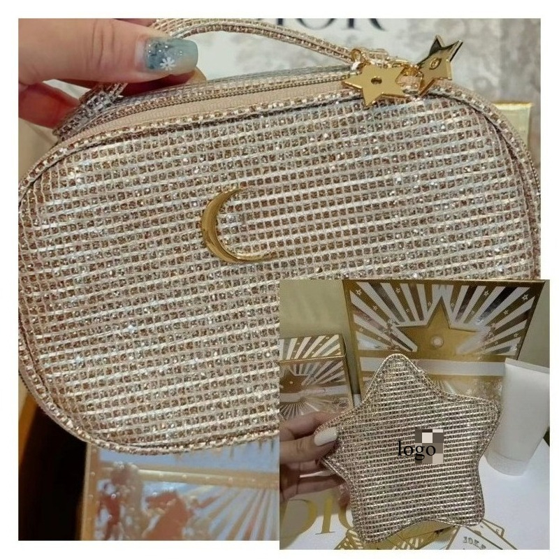 Storage Bags Christmas Limited Gifts Cosmetics Storage Bag Portable Large-capacity Star Bag