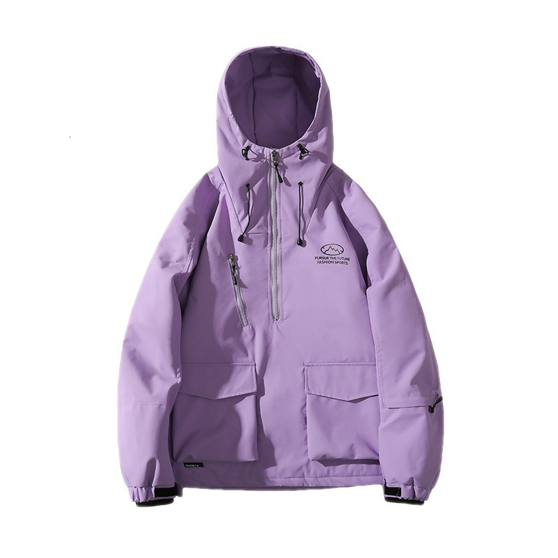 2025 New Winter Single and double board skiing suit for men and women, with thick cotton and windproof ski suit set ddmyoutdoor