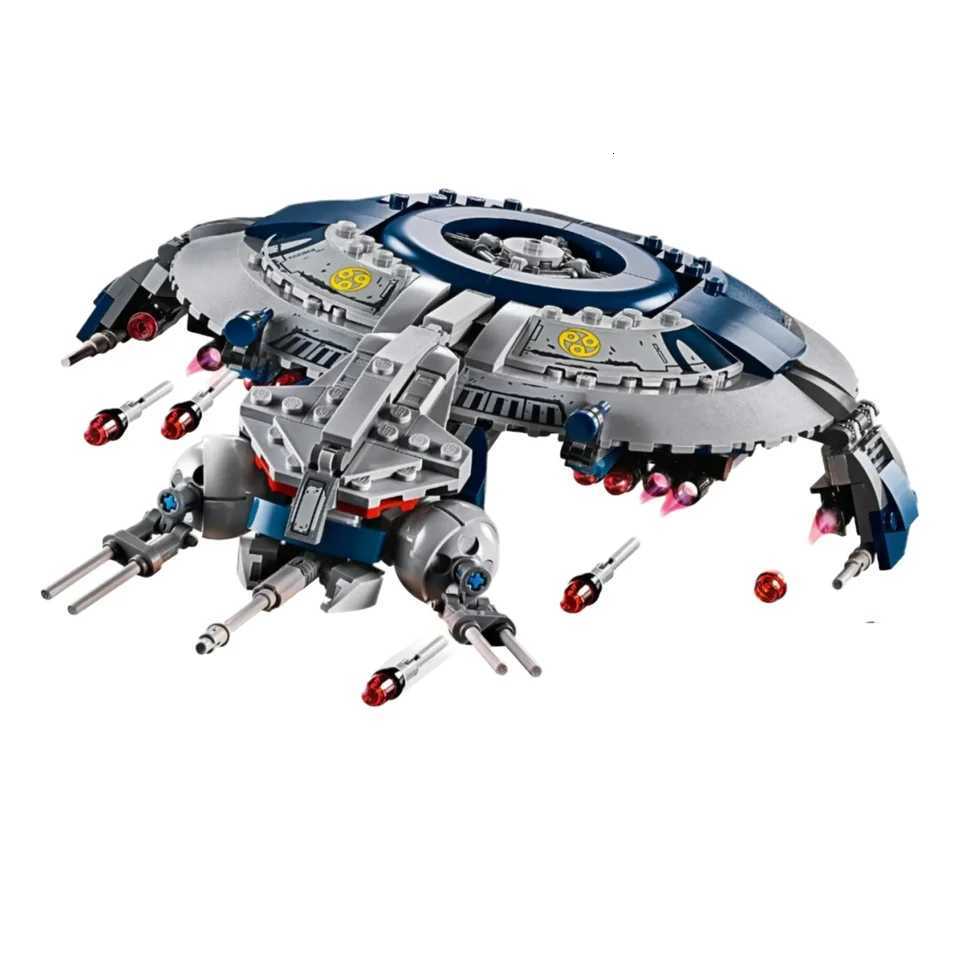 329PCS Droid Gunship Spaceship Building Blocks Set Compatible With 75233 Space Fighter Model Kids For Creative Christmas Gifts M251101