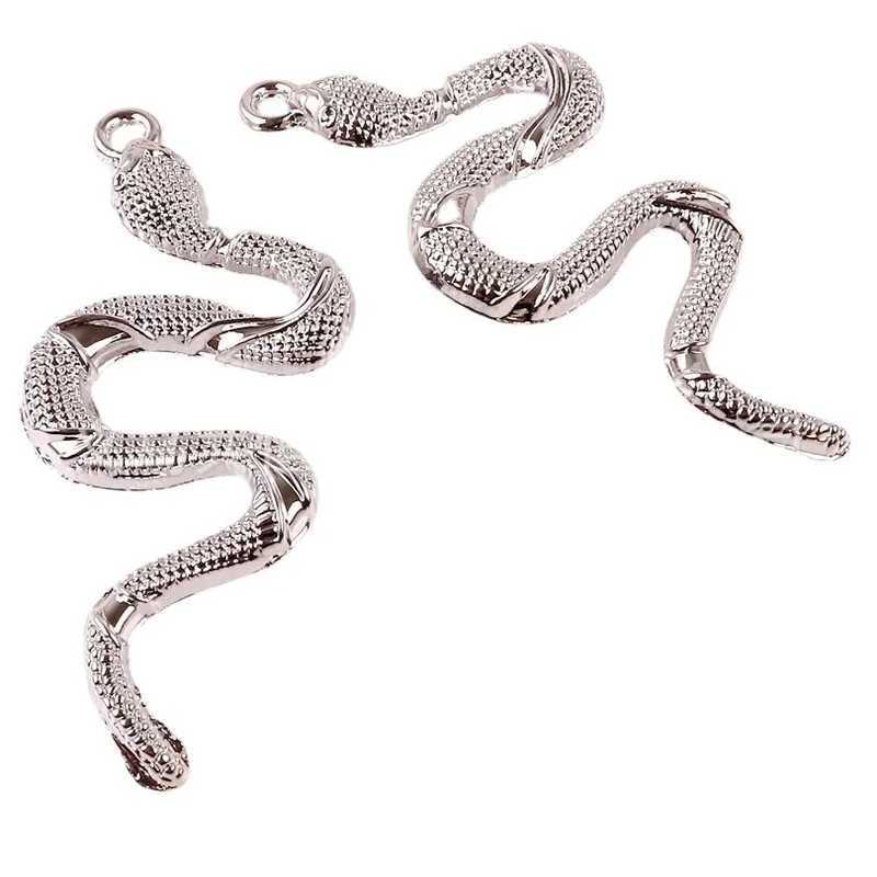 Wus 2022 New Ladies Snake Necklace New Animal Snake Pendant Necklace Earrings Simple Style Fashion Women Birthday Jewelry JewelC250407