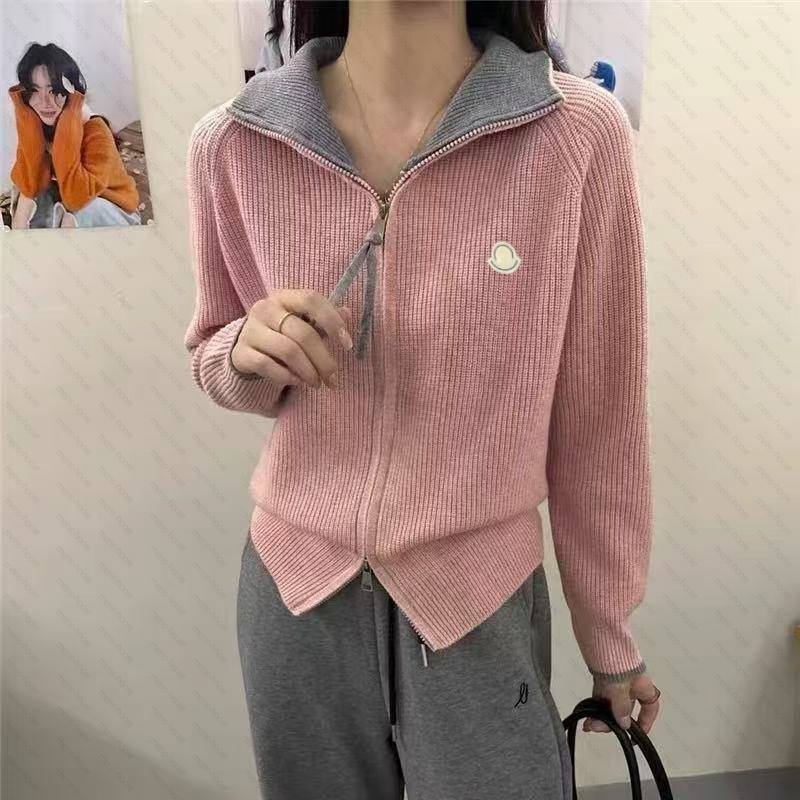 High quality designer women's sweaters, winter knitted sweaters, pullovers, hoodies, casual sports warm sweaters, fashionable zipper knitted sweaters