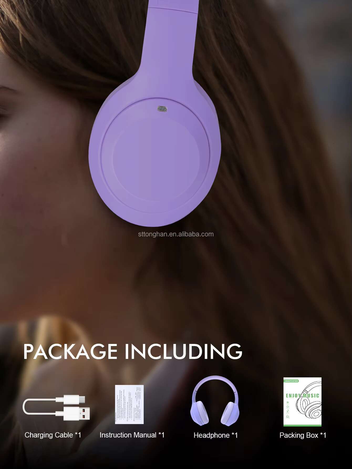 Customized New Model Wireless Headphones Sport HIFI Stereo Gaming Earphones & Headsets