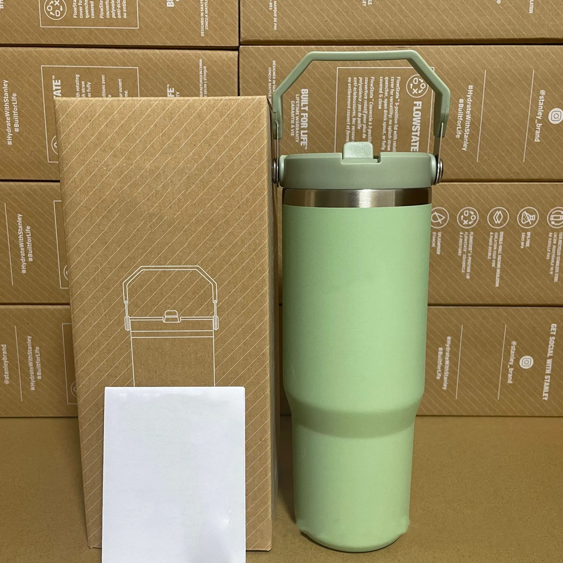 DHL Water Bottles 30oz Cups Heat Preservation Neon Pink Red Stainless Steel Tumblers Large Capacity Travel Car Mugs Reusable Leakproof Flip Cups