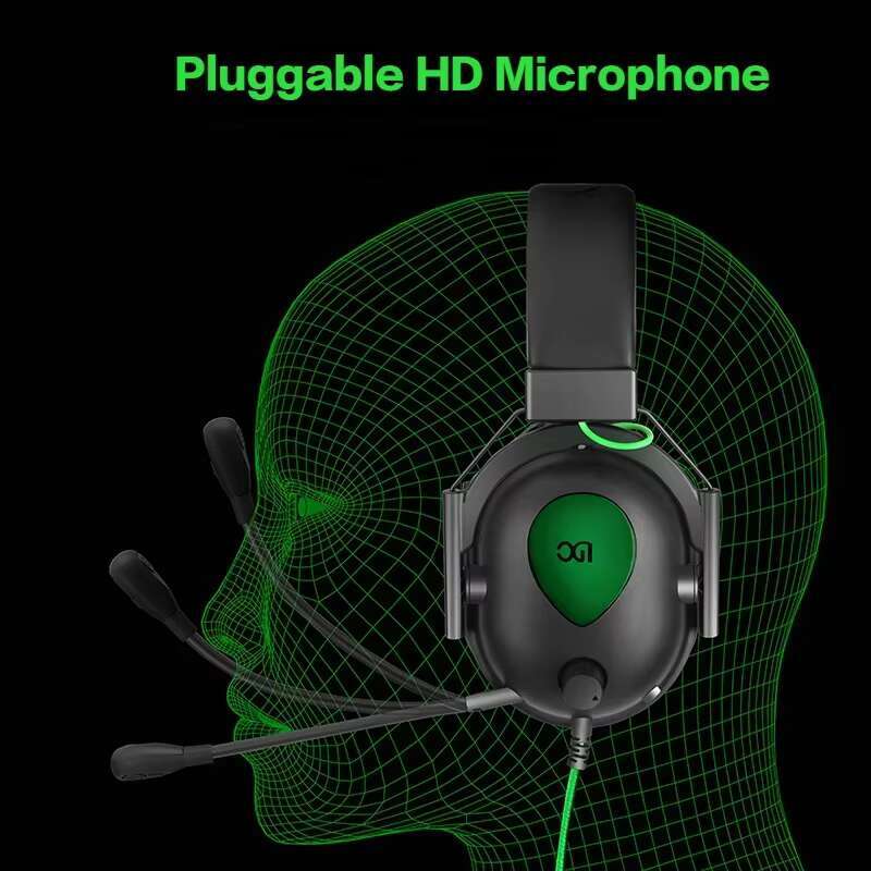 Eu Sells Cool Black Computer Noise-cancelg Gaming In-ear Headphones with Wired Connections