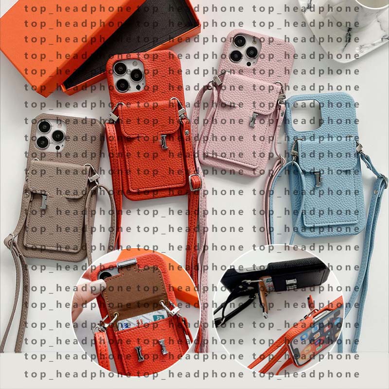 Women Crossbody Bag Designer Phone Case For IPhone 15promax 14promax 11 12 13 Promax Xr 13mini Wallet Card holder Cases Repo Leather Phone Cover