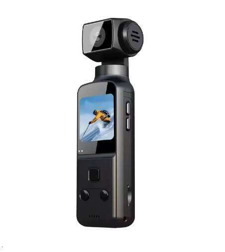 4K Action Digital 1.33inch Screen 270-Degree Rotation WiFi Transmission Recording K1 Sports Camera External Microphone