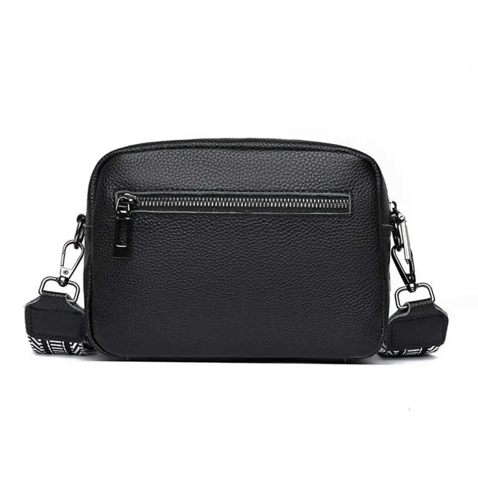 100 Genuine Leather Messenger Bag Women Fashion Style Female Handbag With Wide Shoulder Strap Luxury Hair bulb Crossbody SacW251101