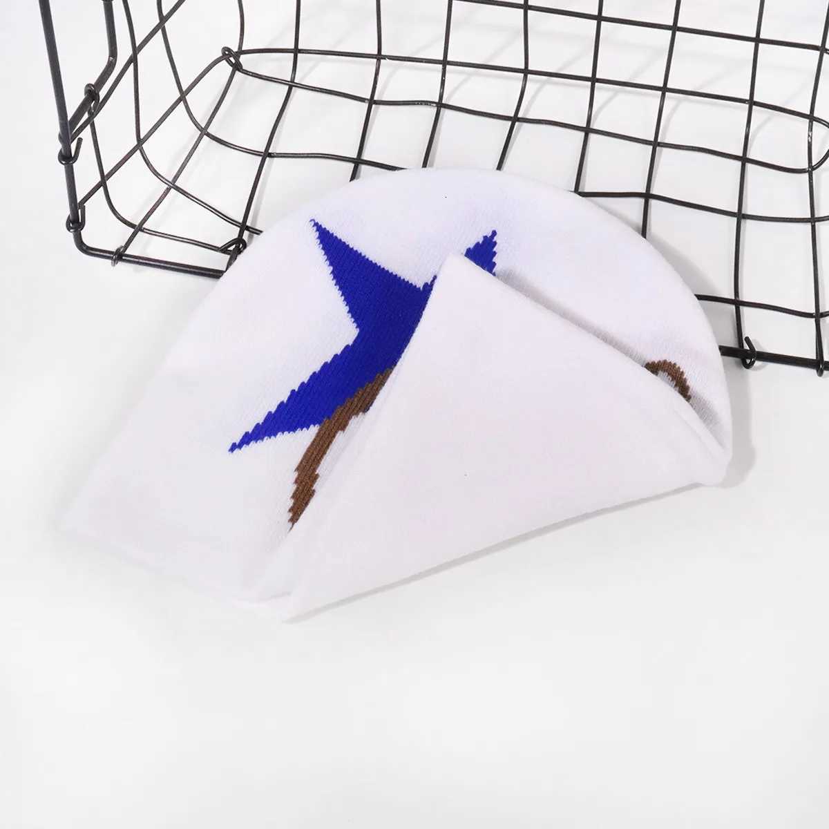 Star Letter Print Knit Beanie Soft Warm Winter Hat for Men Women Trendy Stretchy Skull Cap Cozy Fleece LinedXJ251101