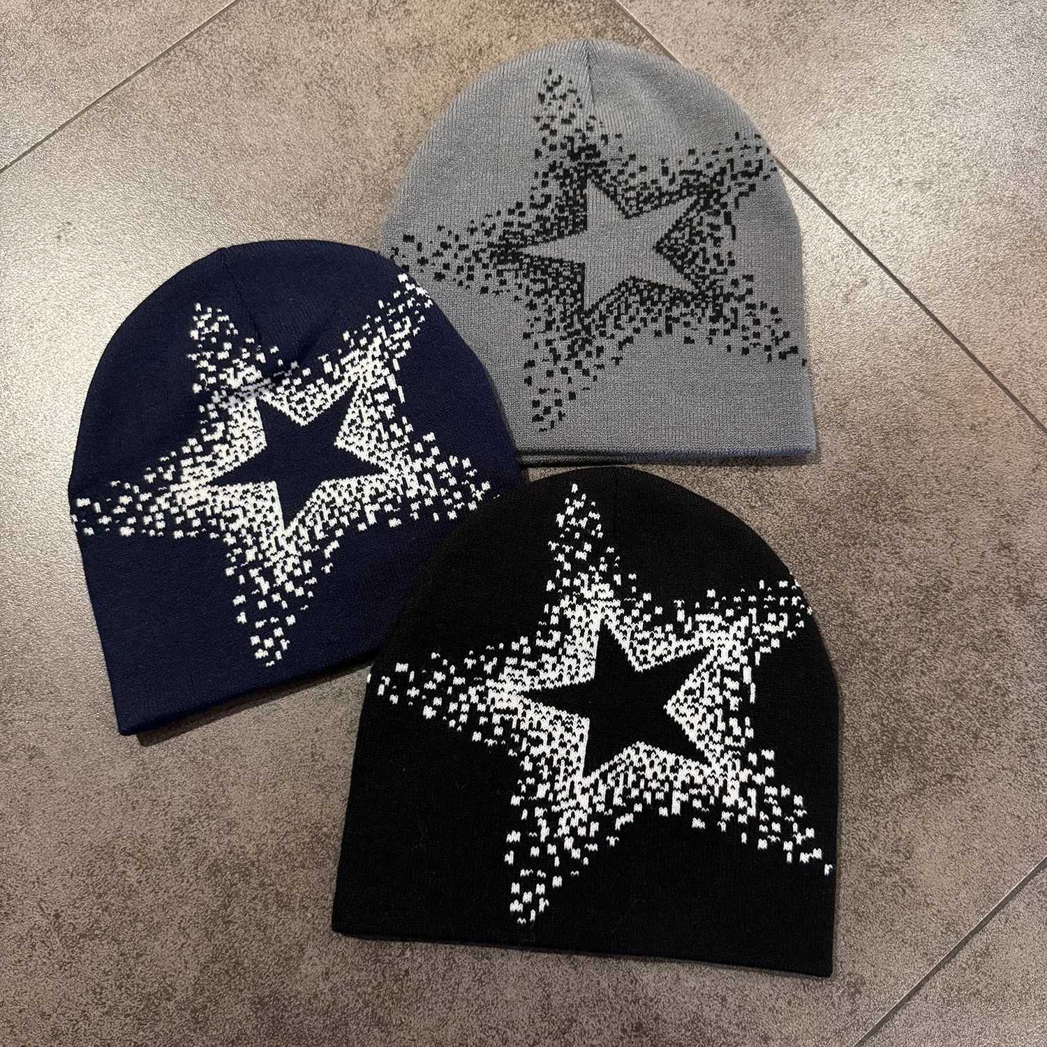 Beanies For Women Men Couple Y2K Hats Ins Fashion Bonnet Kpop Wool Skullies Hoods Lady Hats Accessories Gorro XJ251101