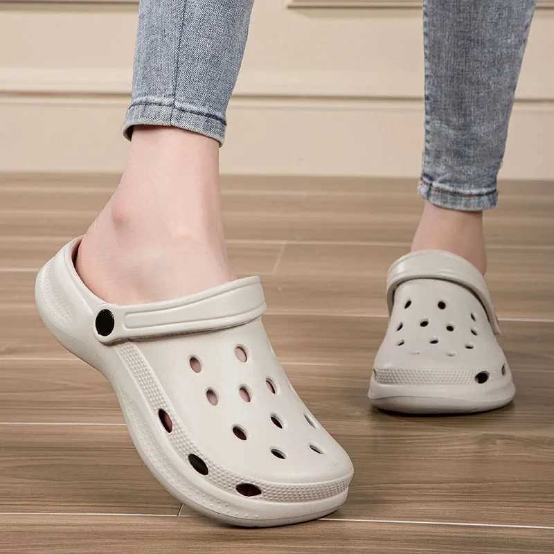 Plus Size 46 47 48 Summer Mens and Womens Casual Sliding Beach Shoes Home Garden Shoes Outdoor SandalsXJ250401