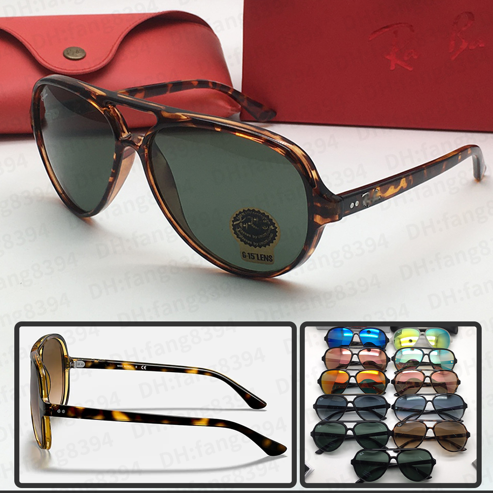 RB4125 Cats 5000 Aviators Sunglasses Men/Women's Designer Classic Quality Full Set with Accessories Hot Sale
