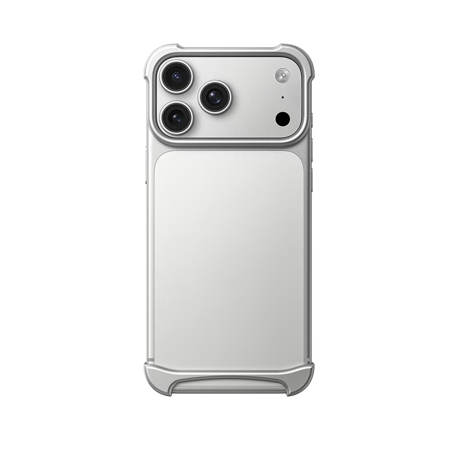 Arc Aluminum Metal Bumper Pulse Case For IPhone13 14 15 16 17 Air Pro Max 16Pro Plus Lightweight Phone Cover