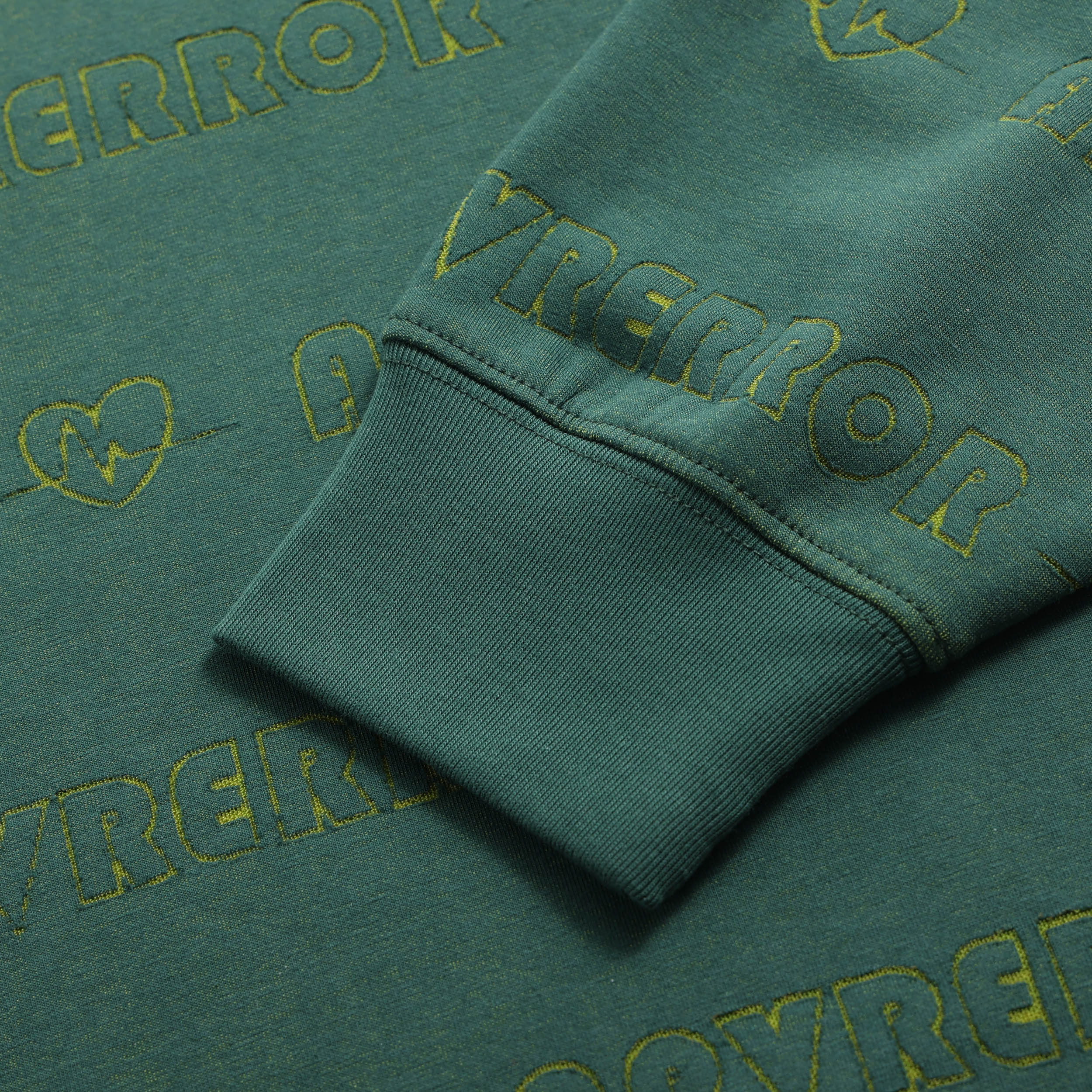 LENLOUES Men's Crew Neck Sweatshirt - Mamba Cotton Double-Sided Long Sleeve with APVRERROR Burnout Print, Casual Streetwear Top for Daily & Outdo