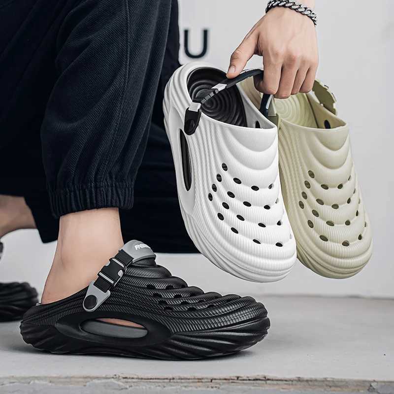 Unisex summer slippers mens platform womens beach sandals outdoor casual N-Slip mens sandalsXJ250401