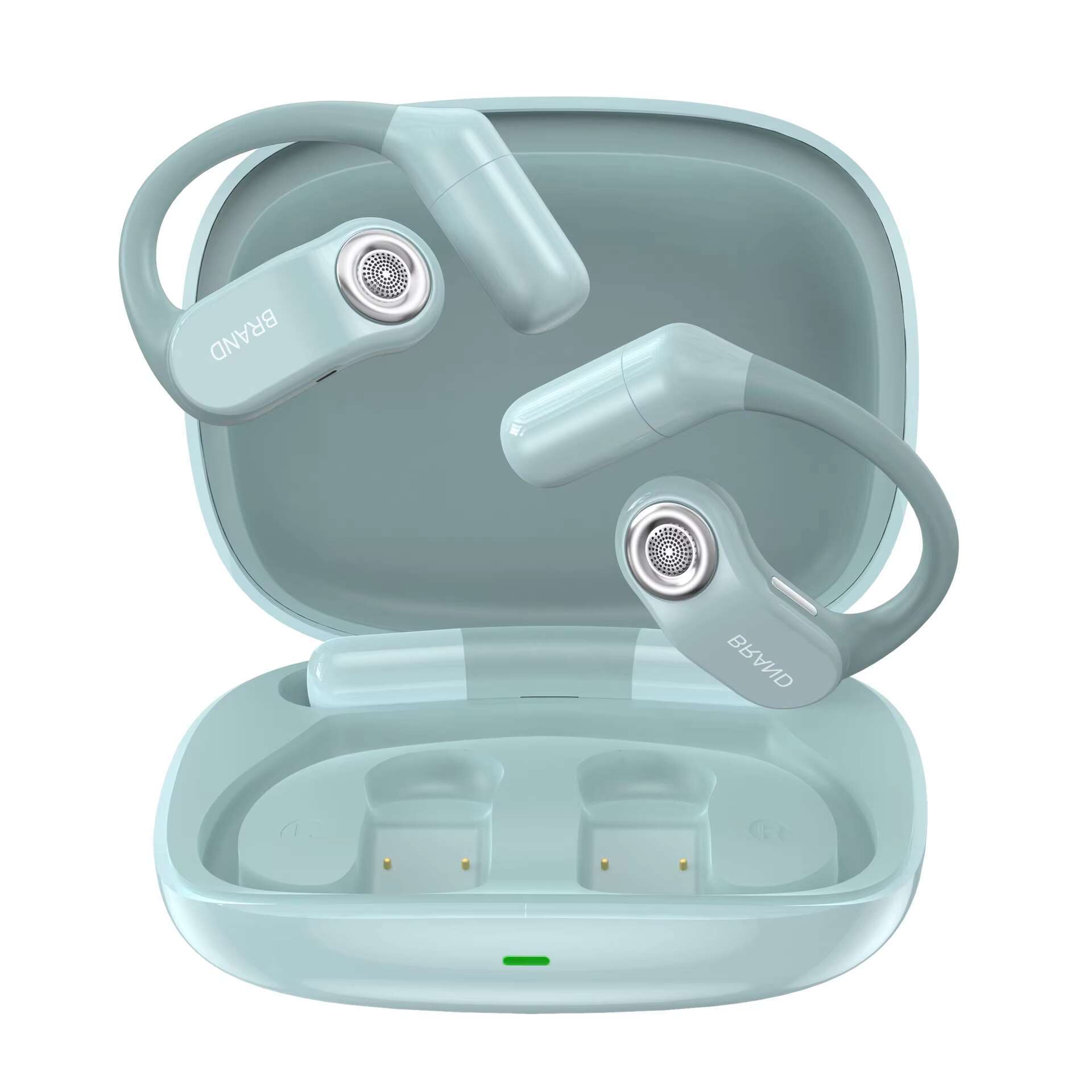 SJ12 Open ear wireless OWS Bluetooth sports earphones long life free switching replaceable battery design