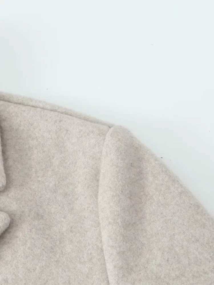 Willshela Women Fashion Solid Open Stitch Long Trench Coats Vintage VNeck Full Sleeves Female Chic Lady OutfitsT251101