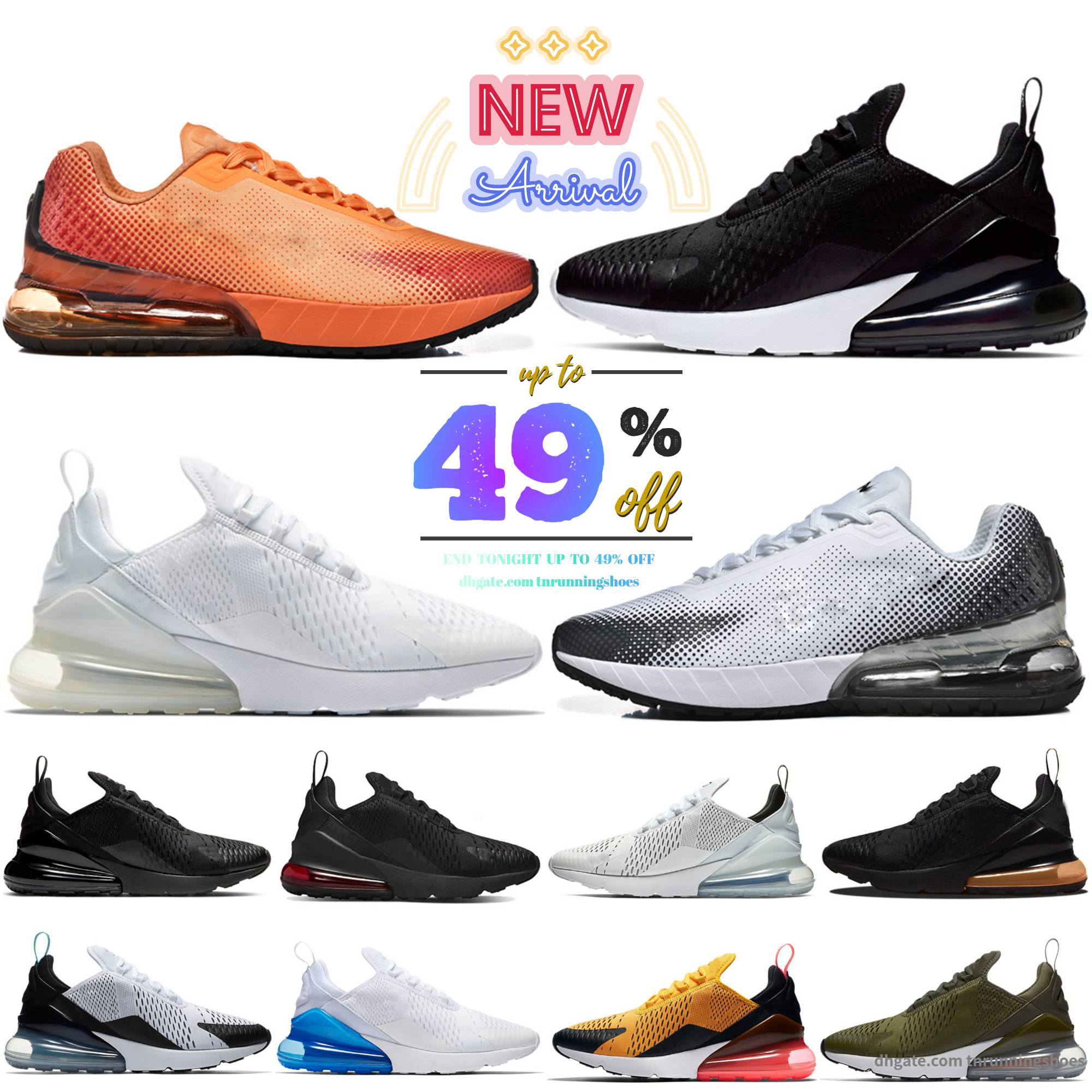 270 270s Designer Sneakers Running Shoes Triple Black Core White Atmosphere Anthracite Brown University Red Photo Blue Men Women trainers Sports platform shoe