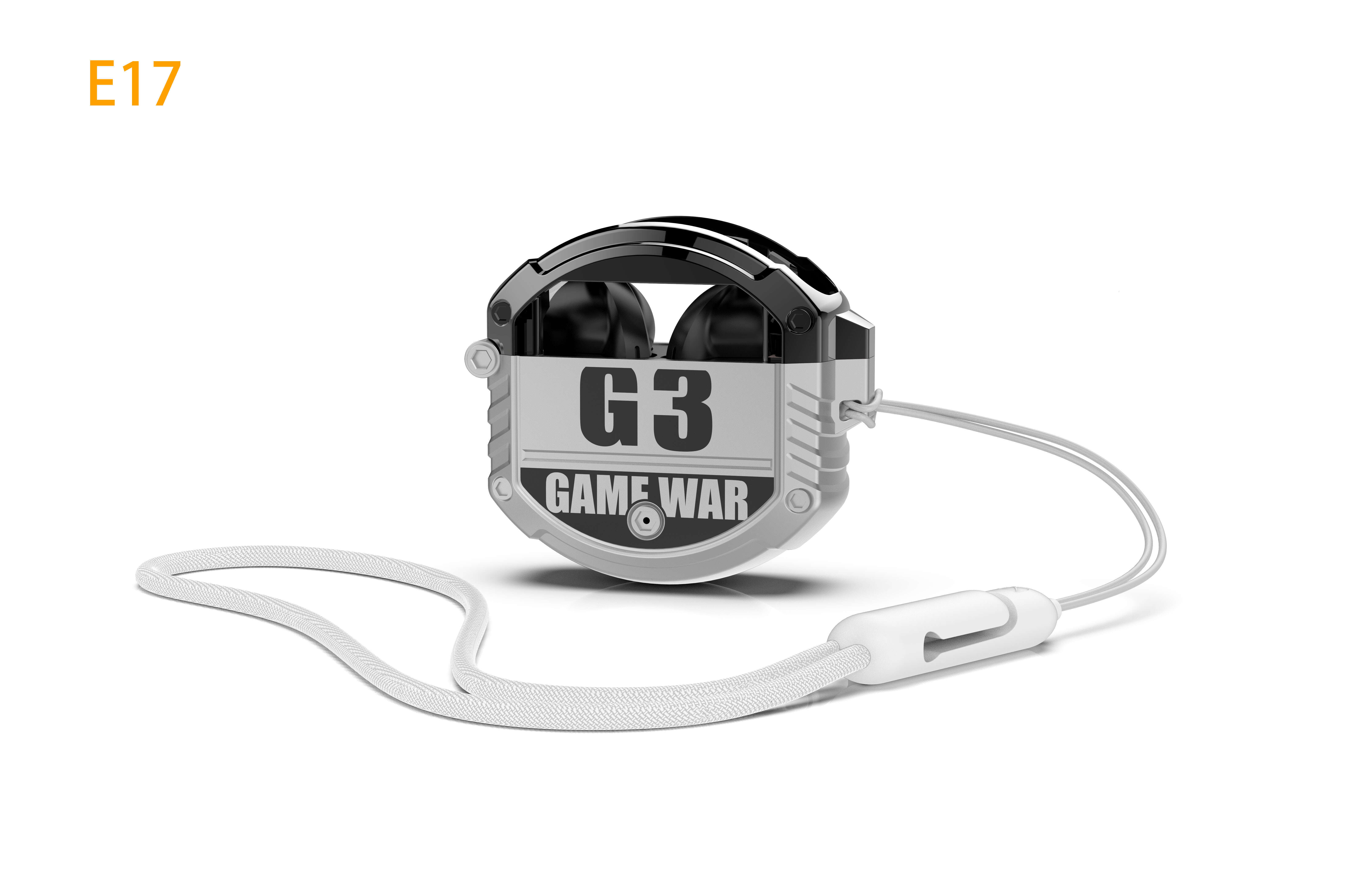 Fashionable Cool Semi-In-Ear Wireless TWS with Lanyard JL Chipset Earbuds